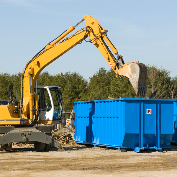 are there any restrictions on where a residential dumpster can be placed in Doe Hill Virginia